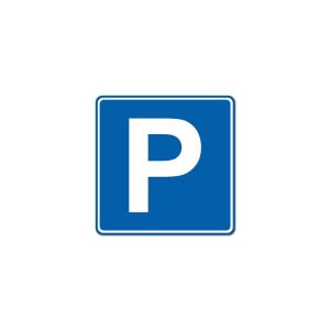 Road sign parking