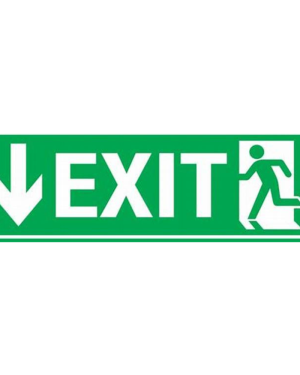 SIGN EXIT DOWN 30*15CM