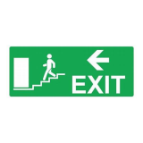 EXIT LEFT SIGN