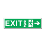 EXIT RIGHT SIGN
