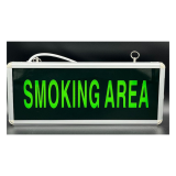 SIGN SMOKING AREA 39-19-6CM