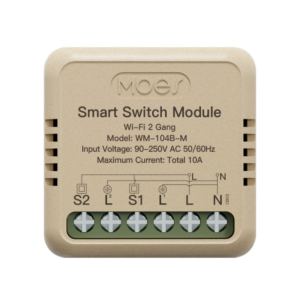 MINI Wi-Fi smart switch 2 gang WM-104B-M